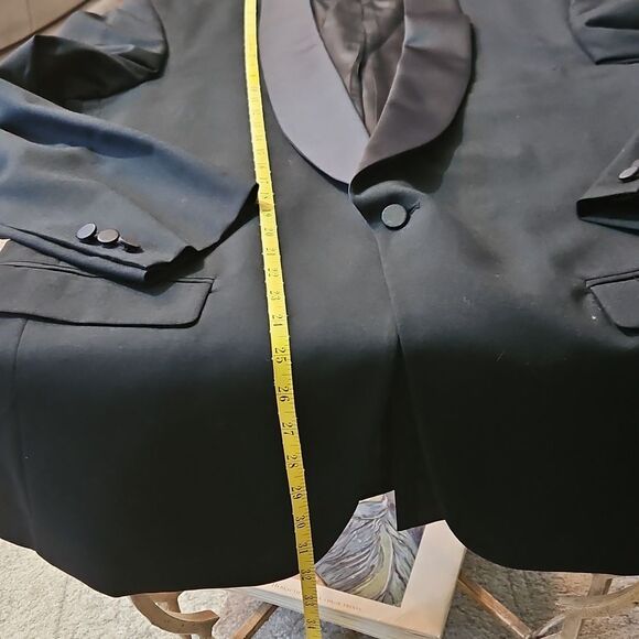 Men's Classic Black Tux Blazer Size 42R - Picture 13 of 13